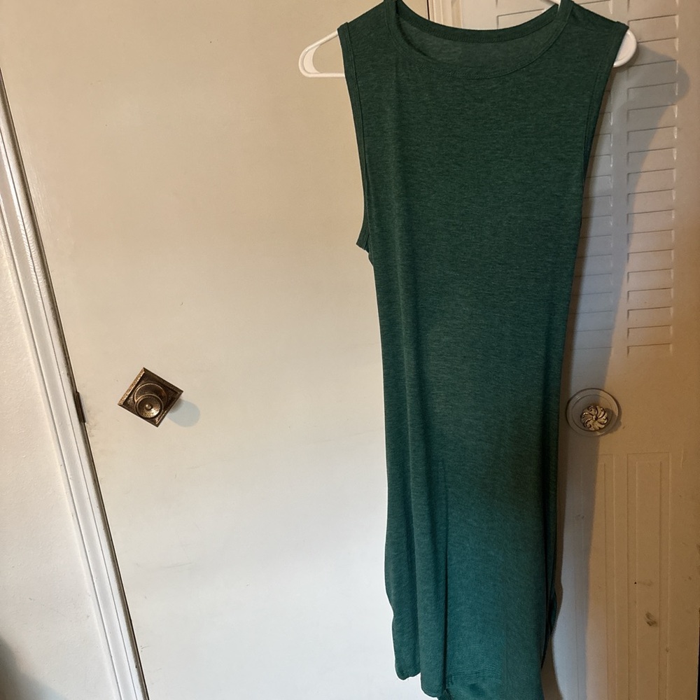 Source Unknown Green Midi Dress